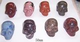 Semi Precious Stone Carving, Fashion Carving Skull Buddha, Figure, Statue<Esb01515>